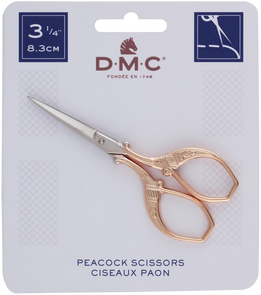 DMC 61253 Peacock Embroidery Scissors 3.75"-