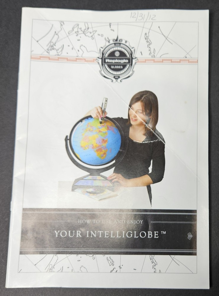 Intelliglobe by Replogle Interactive Educational Desk World Globe 12" Working