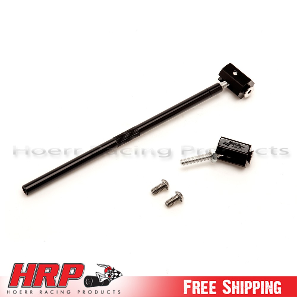 Longacre 23758 Aluminum Support Rods 8" Black