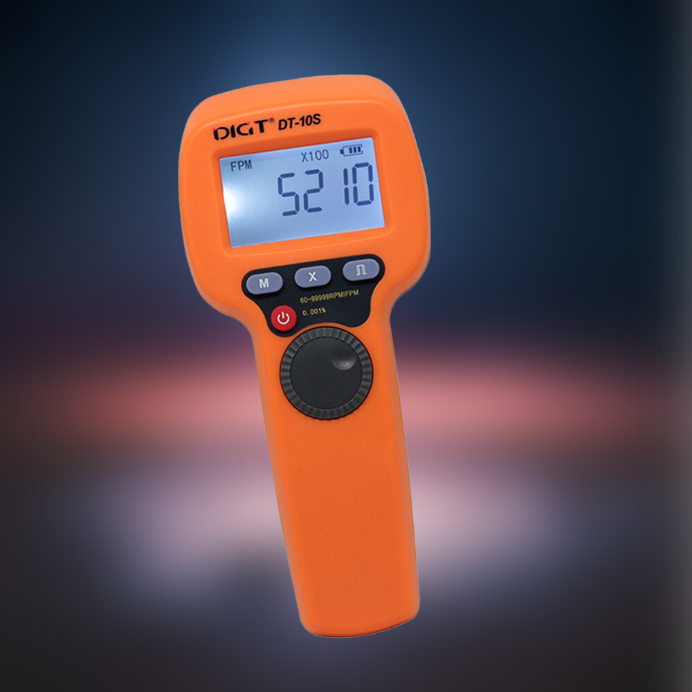 Handheld Digital Stroboscope LED Flash Strobe Tachometer Speed Tester DT-10S
