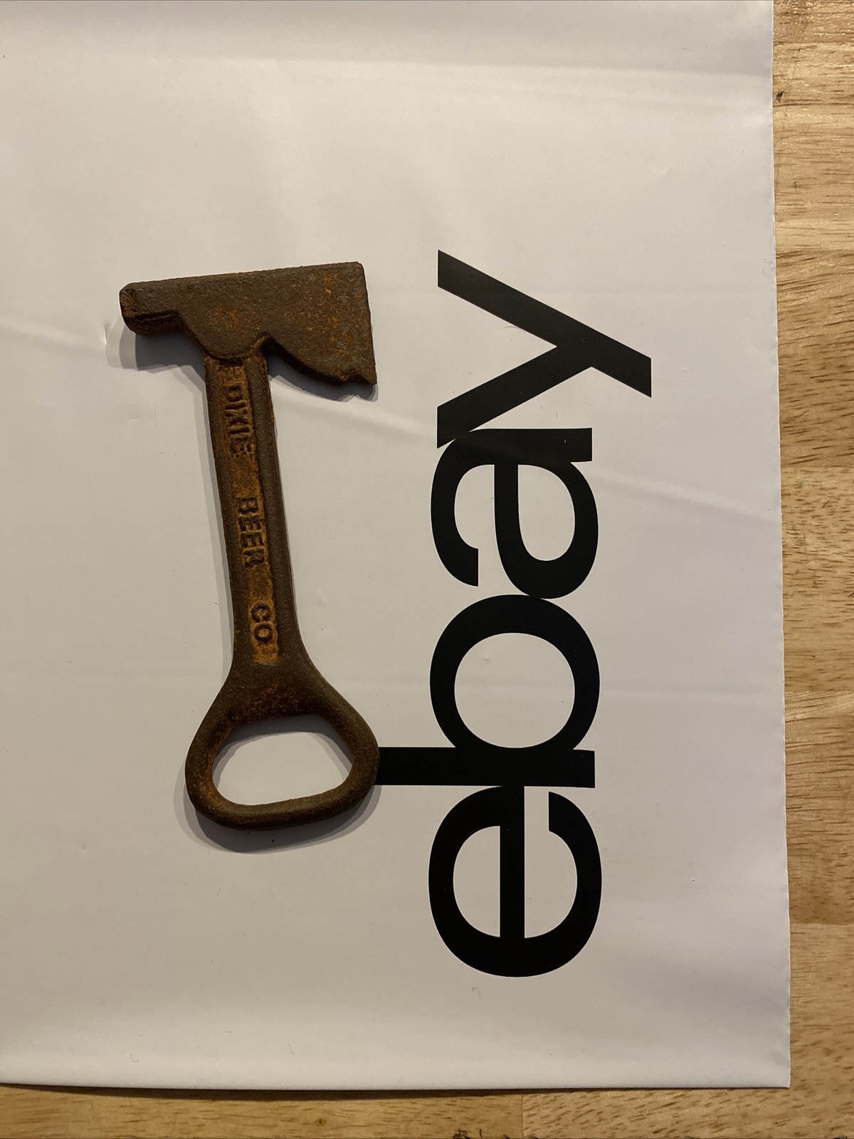 Firefighter Axe Bottle Opener Fireman Fire Department Chief Collector Cast Iron