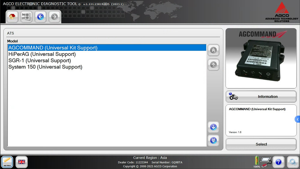 CANUSB EDT INTERFACE WITH SOFTWARE For AGCO ELECTRONIC DIAGNOSTIC TOOL