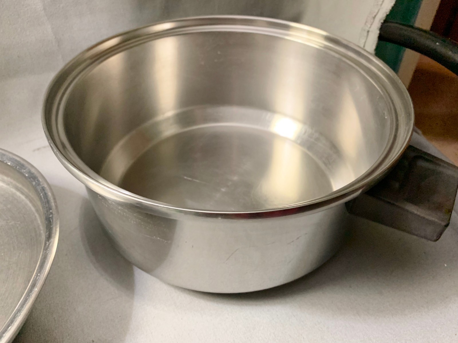 Lustre Craft Stainless Steel T304 5-Ply Multi Core Stock Pot Dutch Oven Lid USA