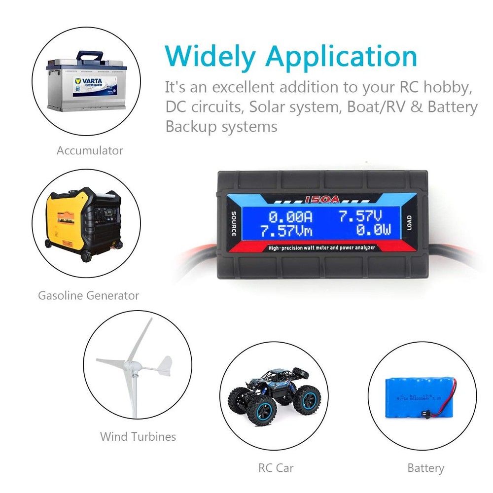 150A High Precision Power Analyzer Multi Meter for Measuring Watt