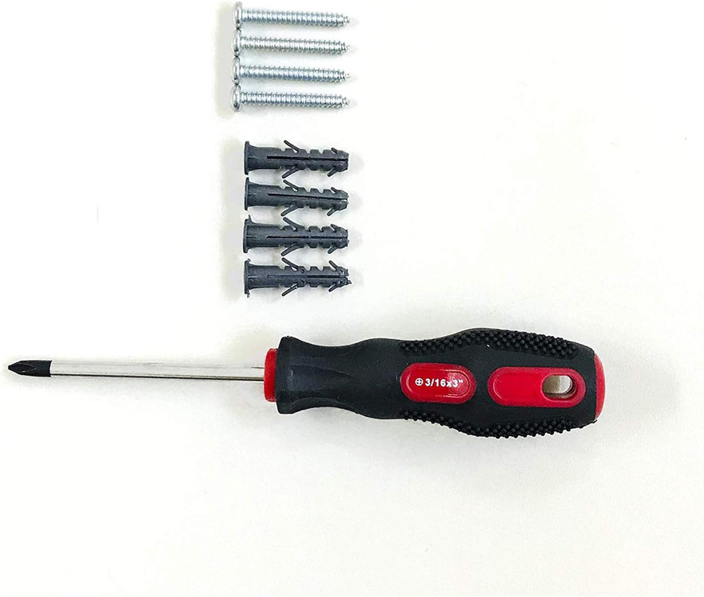 Secure 128-Key Wall Mount Organizer with Lock & Numbered Hooks - Black