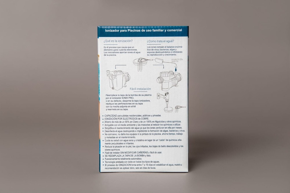 IONIXPRO IONIZER CAP SANITIZER FOR POOL