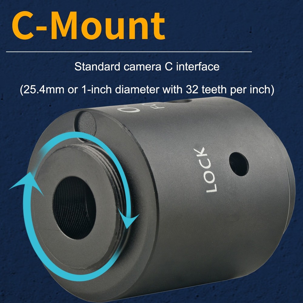 0.5X Microscope Interface Adjustable Focal Length 30mm Microscope Interface