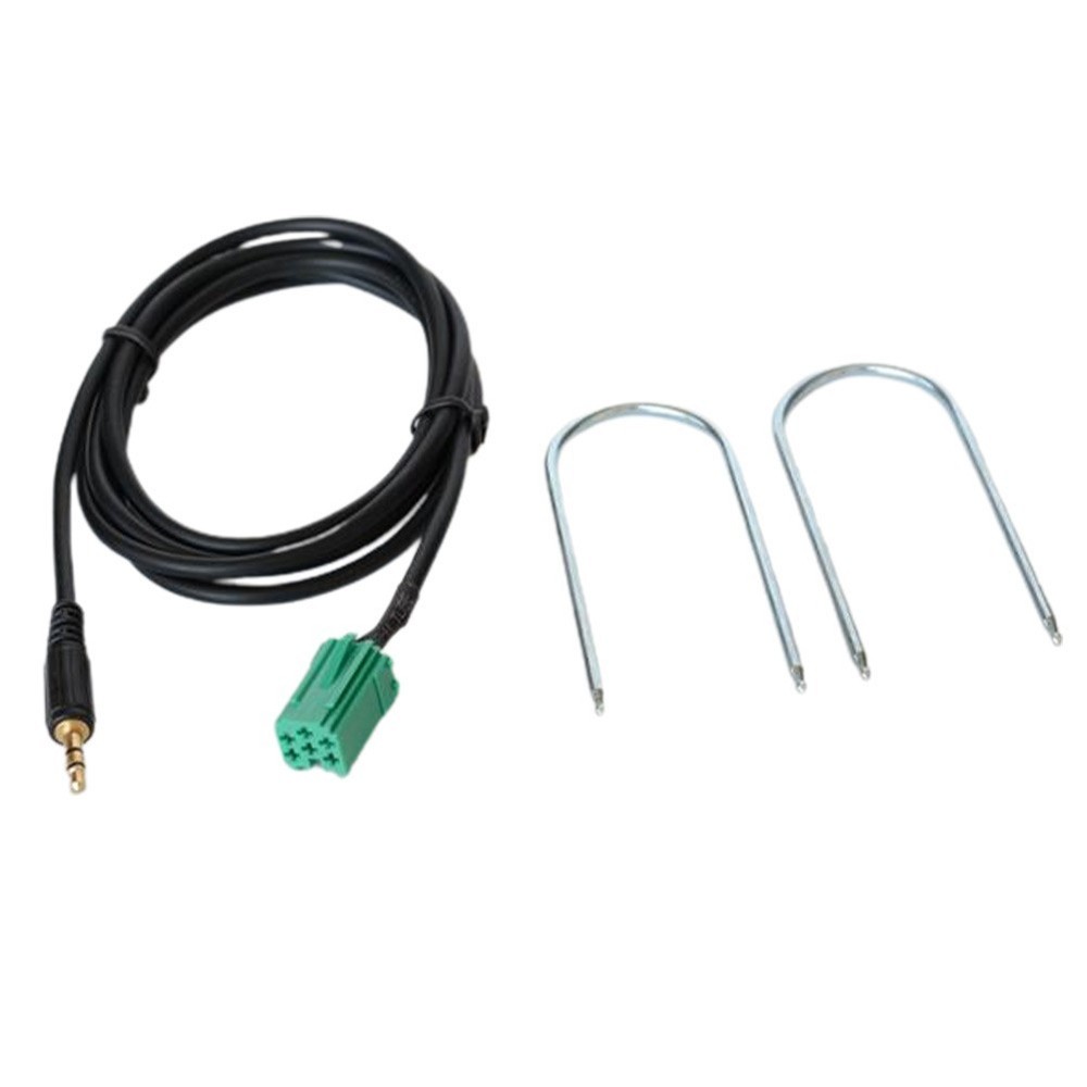 Adapter Cable Input Adapter 150cm 2005-2011 Black For Clio For Lagunar