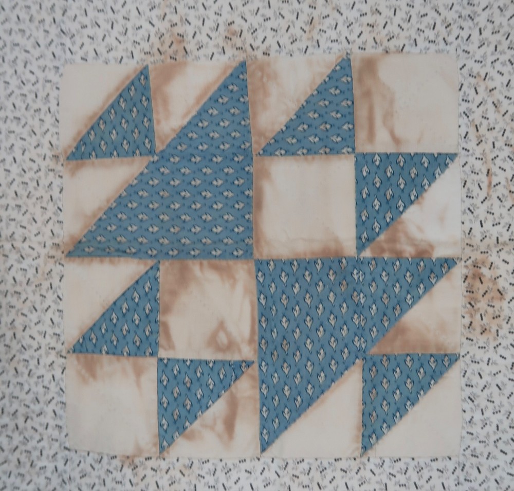 Fox and Geese Antique Quilt