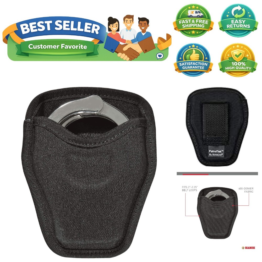 Compact Utility Pocket Handcuff Case: Lightweight and Durable for Tactical Use