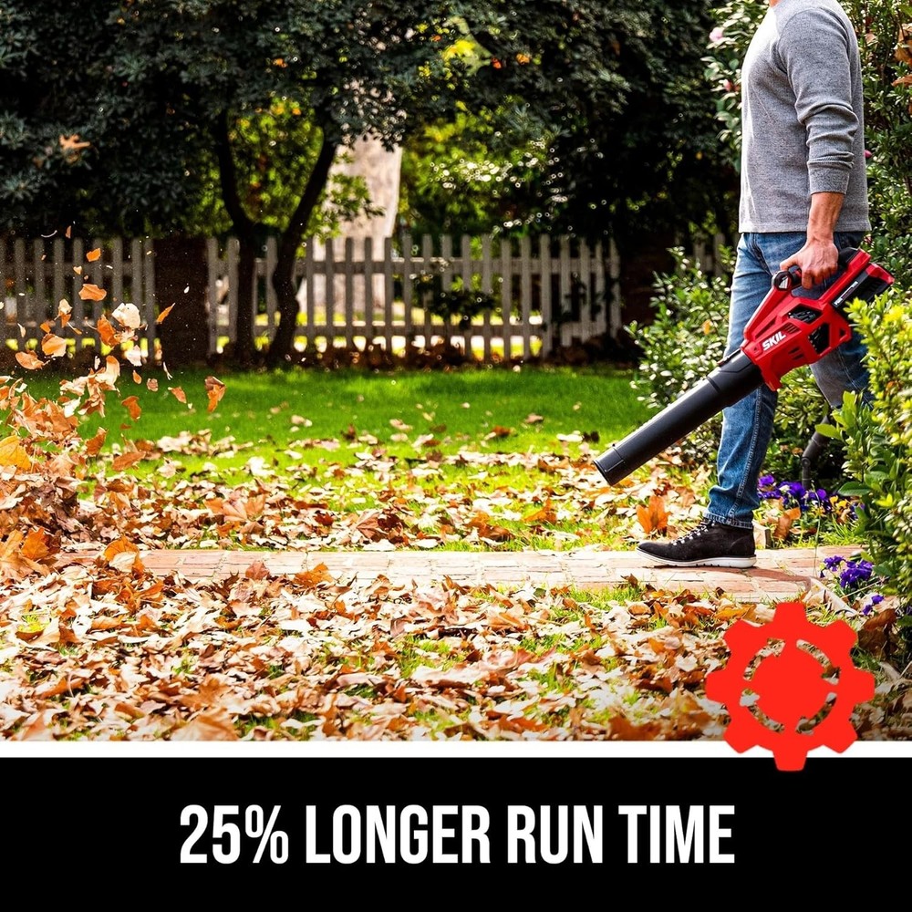 Cordless 40V String Trimmer & Leaf Blower Combo - Easy Load and Powerful Control