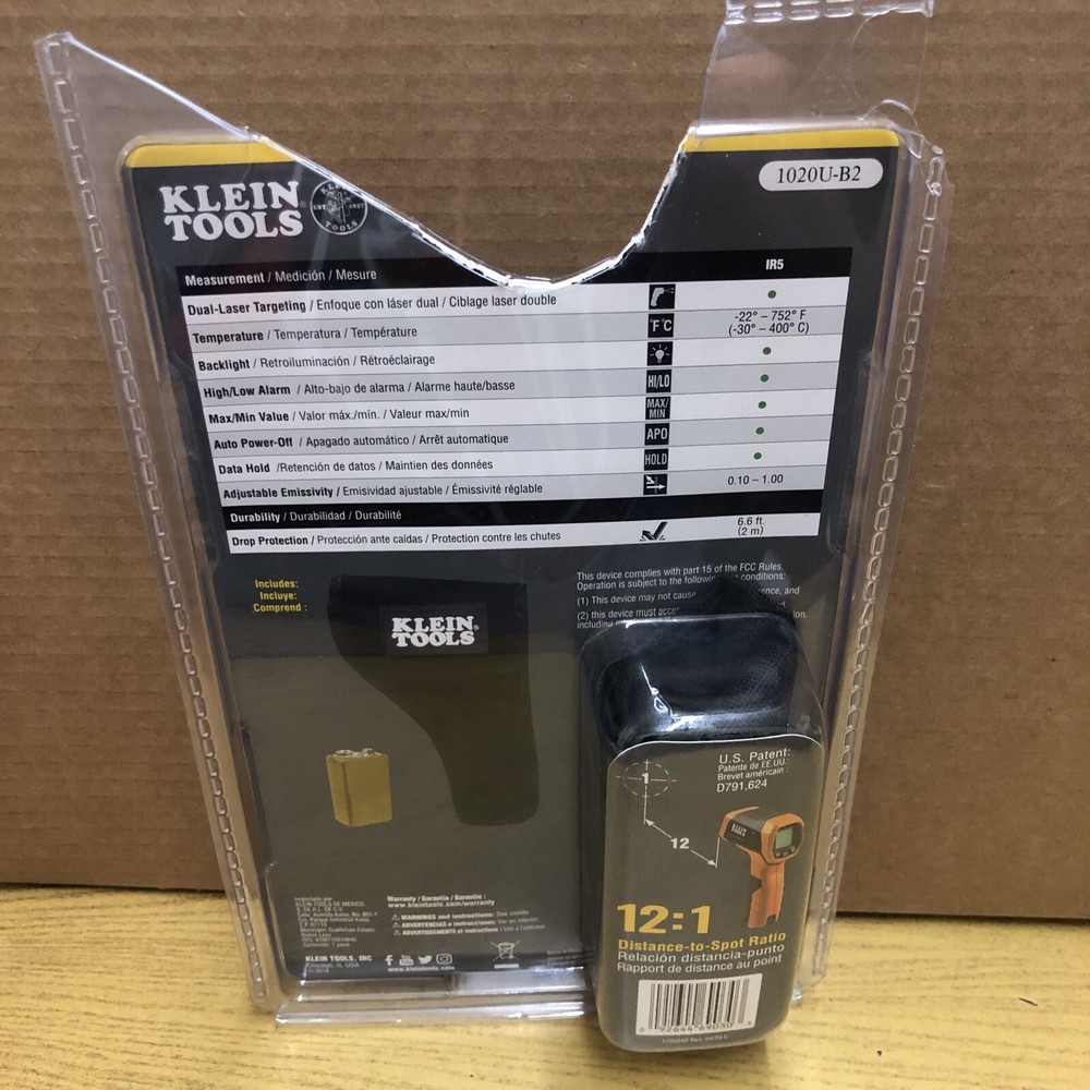 Klein Tools Dual Laser Infrared Thermometer IR5