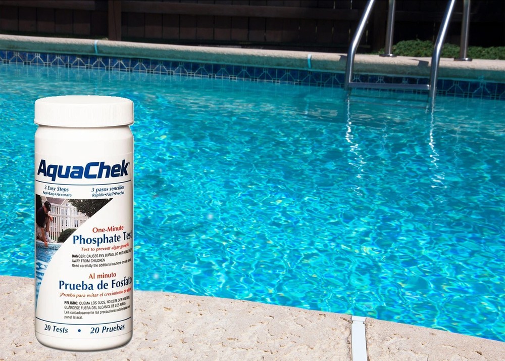 AquaChek Phosphate Swimming Pool Test Kit - 20 Pack Bottle