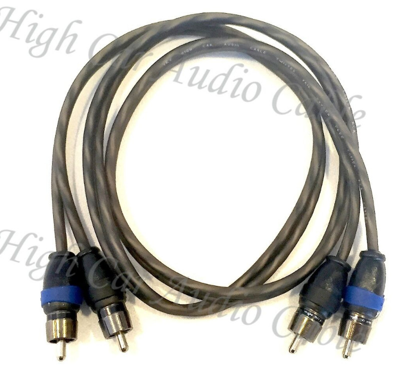 SKY HIGH CAR AUDIO 2 CHANNEL TWISTED RCA'S 9FT
