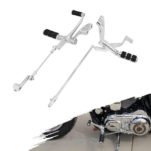 Motorcycle Forward Controls Linkages Levers Complete Kit For 2014-2022 Chrome