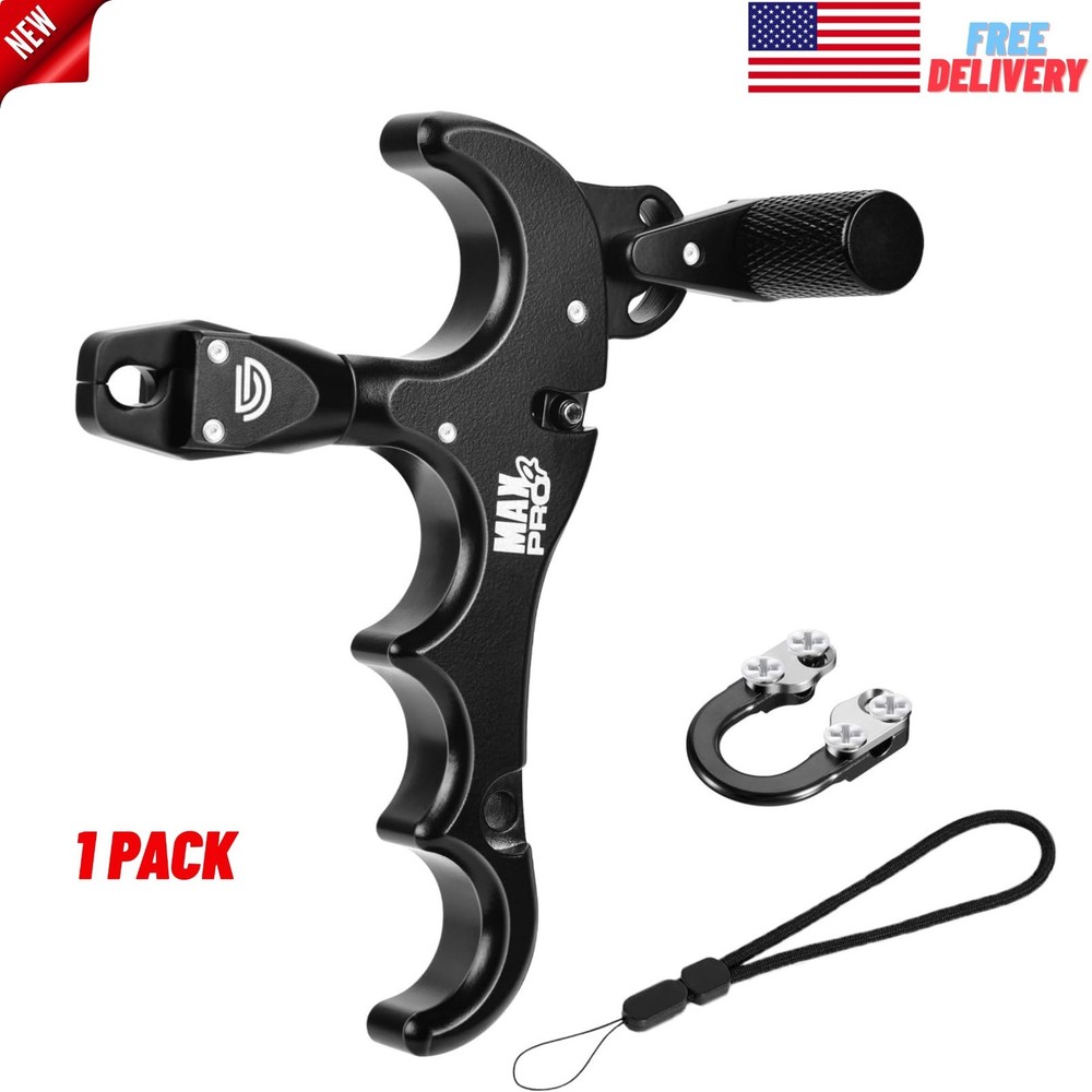 Bow Release Archery Release 360° Rotatable Thumb Release for Compound Bow