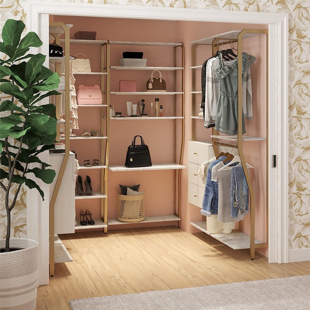 CosmoLiving by Cosmopolitan Gwyneth Closet-Vanity