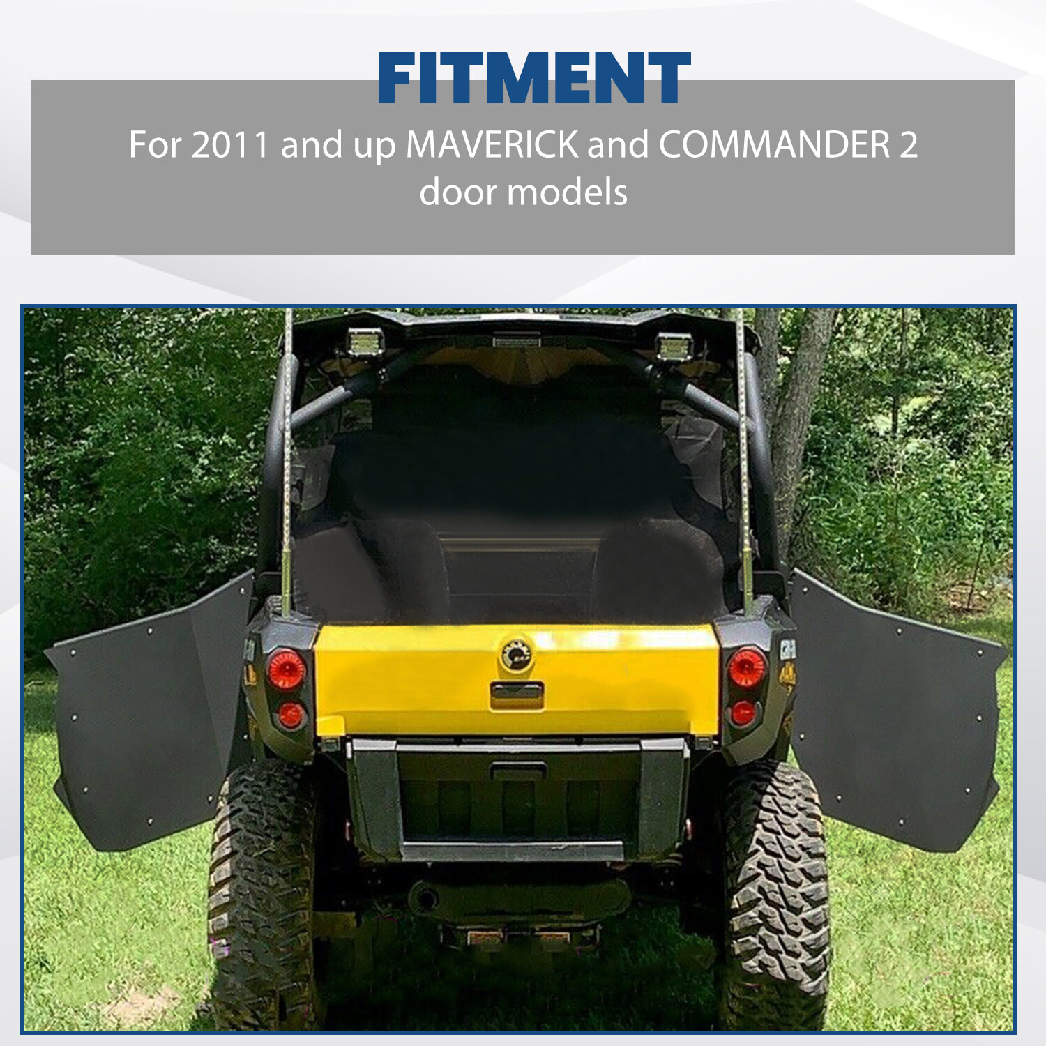 Set of 2 For 2011-2020 CAN-AM Maverick / Commander 800 1000 UTV Suicide Doors