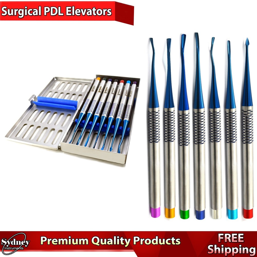 PDL Luxating Elevator Distal Micro Serrated Extraction Luxation Root Elevators