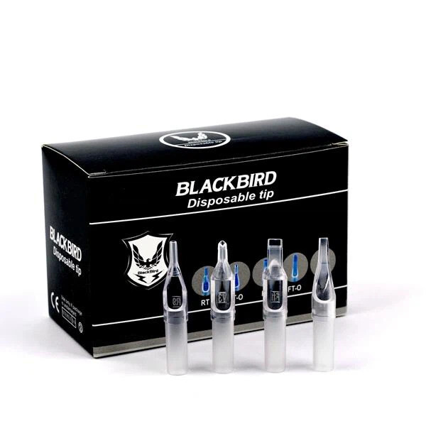 15 x Disposable Blackbird Tattoo Tips RT MFT Sterilized