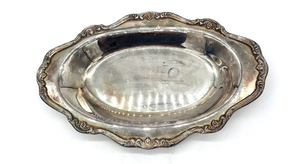 Vintage Gorham EP Brass 12.5" Oval Serving Platter
