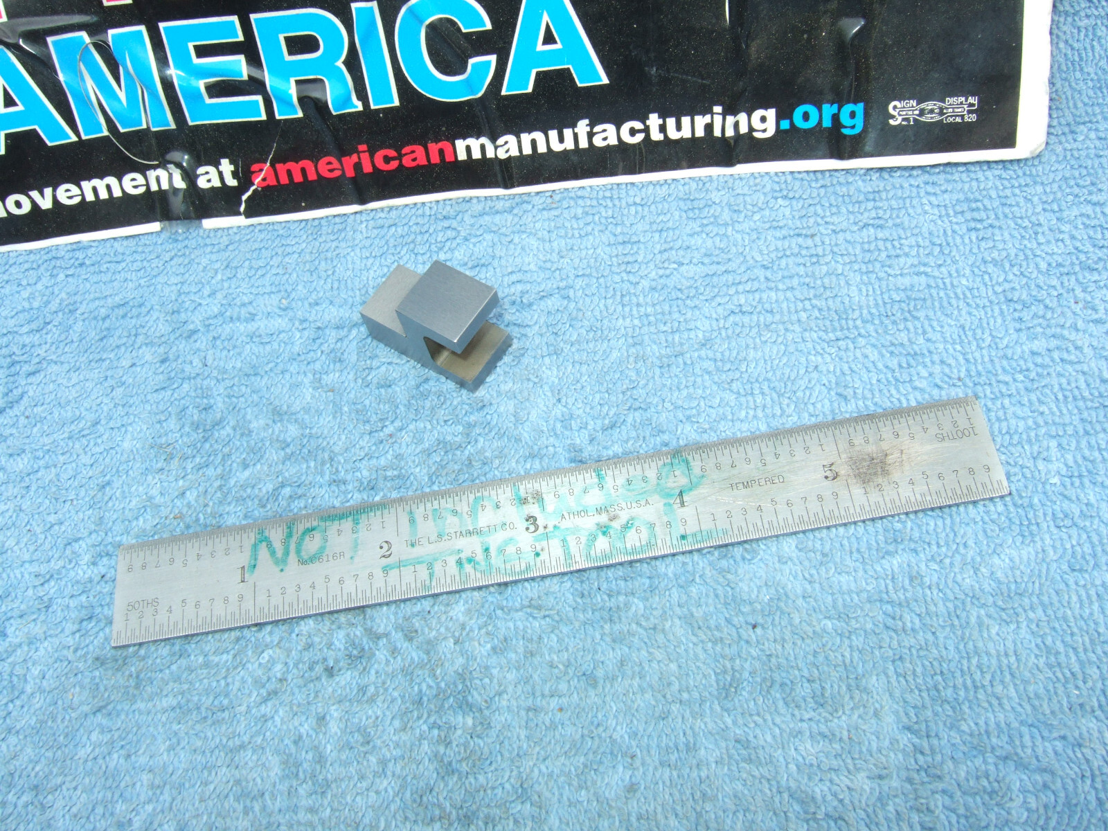 CHAIR SINGLE EDGE FINDER (1) NOT MAGNETIC USED TOOLMAKER MACHINIST VERY CLEAN ZA