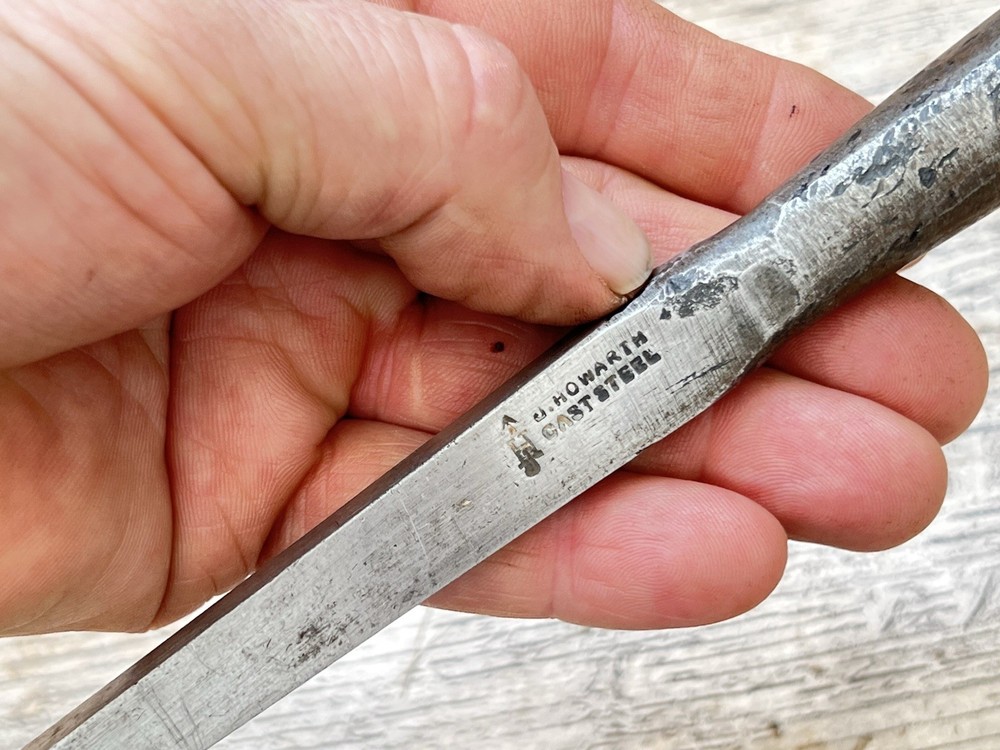 Antique Very Rare J. HOWARTH  3/8" Socket Mortice Chisel~No Handle