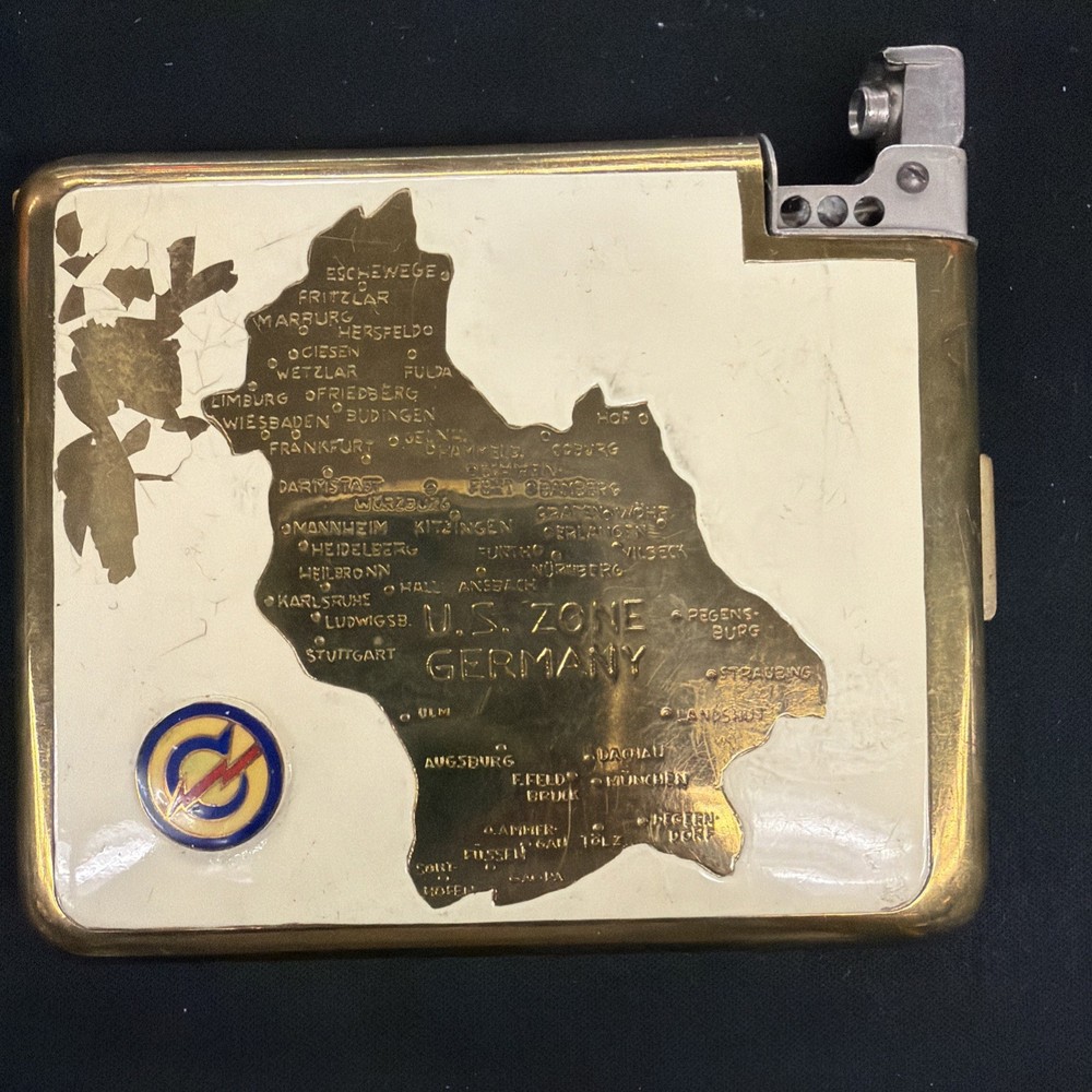 WW2 US Army Cigarette Case US ZONE GERMANY