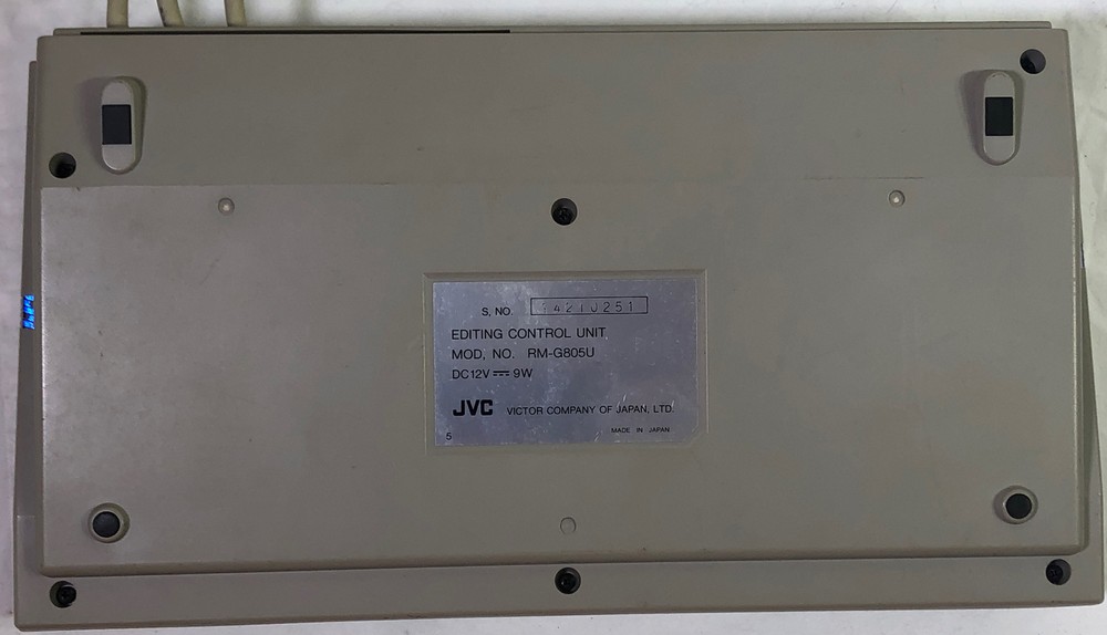 JCV Model RM-G805U Video Editing Controller