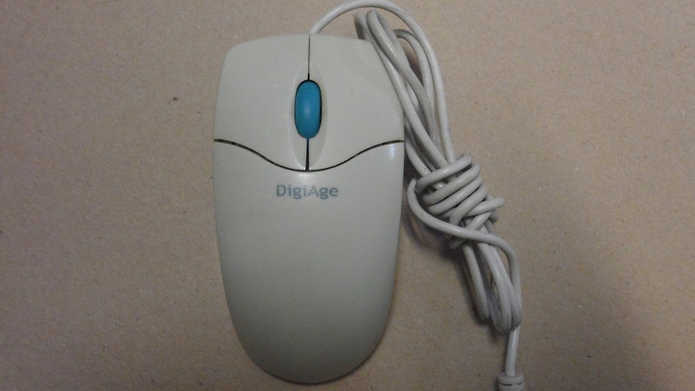 Rare Vintage DigiAge2 Button PS/2 Mouse model KM-320
