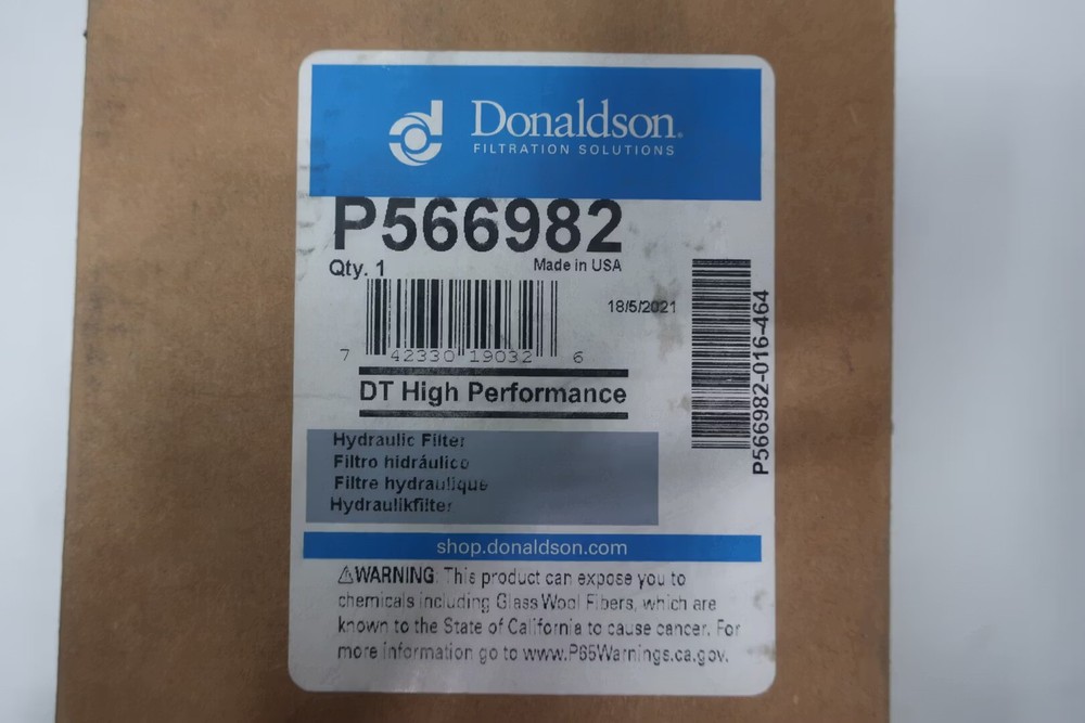 Donaldson P566982 Hydraulic Filter Element