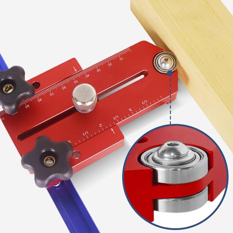 TRUTOPWAY Thin Rip Table Saw Jig Guide, Woodworking for Thin Strips Cuts, Fit...