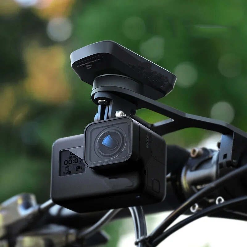 Bicycle Handlebar Computer Holder Light Camera Bracket for Garmin/Bryton Adapter