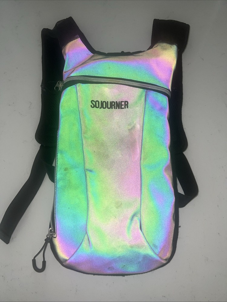 Sojourner Hydration Backpack No Bladder* Metallic Finish Two Zipper Pockets
