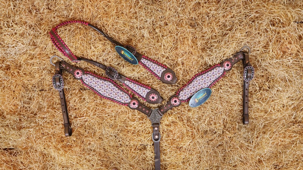Headstall & Breast Collar Tack Set for Horse