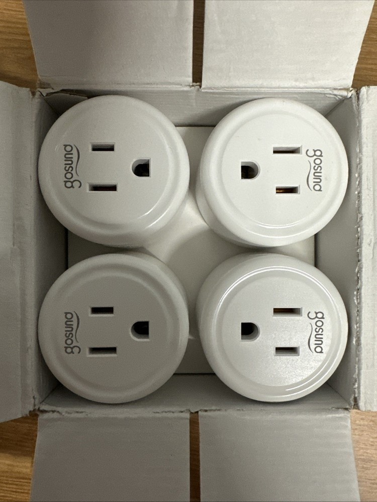 4Pack Gosund WiFi Smart Plug Socket Outlet APP Control Work with Alexa Google
