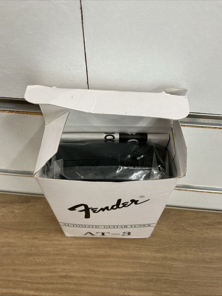Fender AT-3 Automatic Guitar Tuner. Black. In Box With Instructions NEW