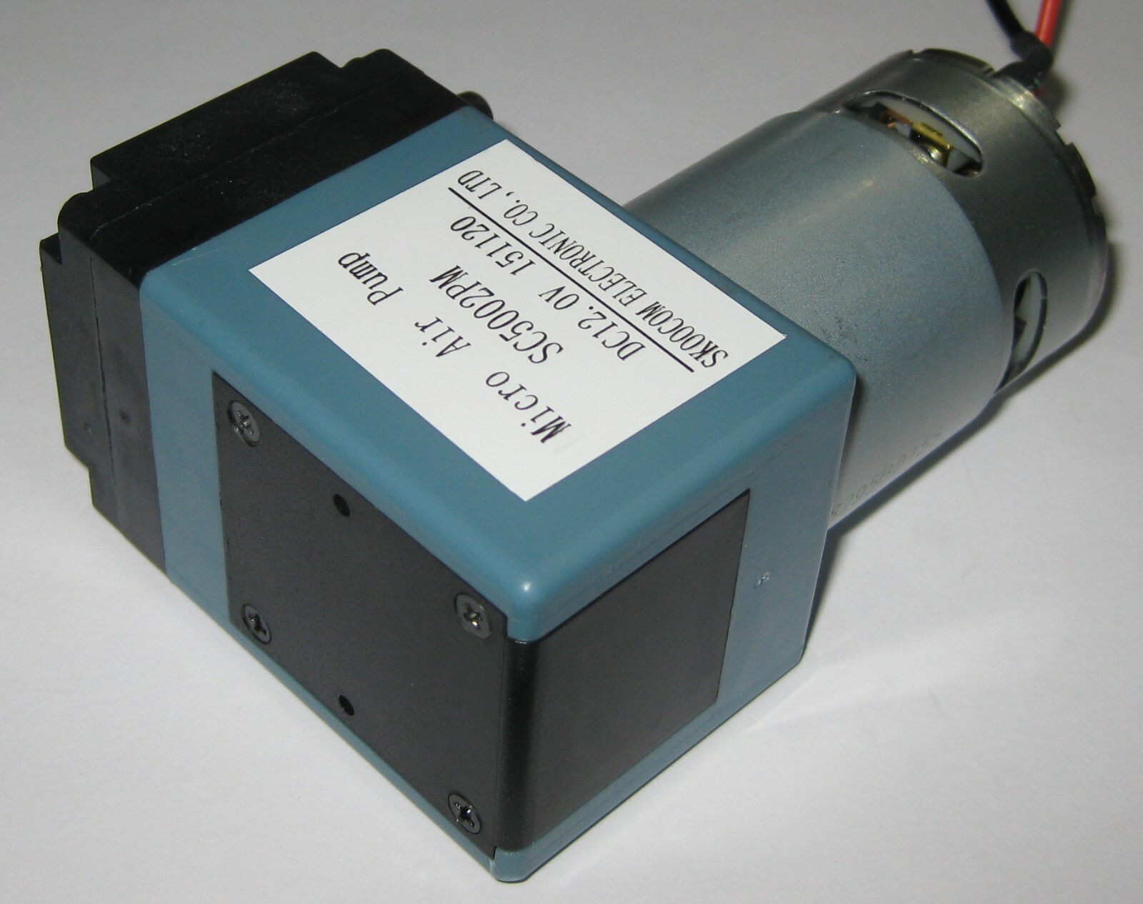 12V DC Single Diaphragm Head Pressure Vacuum Pump, 10 L/min