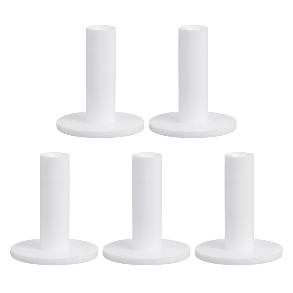 5 Pcs 2.8" Rubber Golf Tees Tall Practice Training Driving Range White