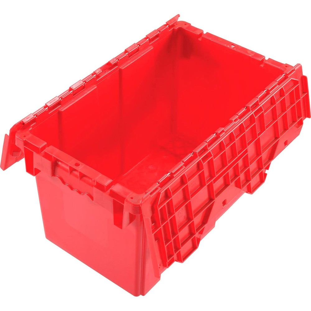 Distribution Container With Hinged Lid 22-3/8x13x13 Red