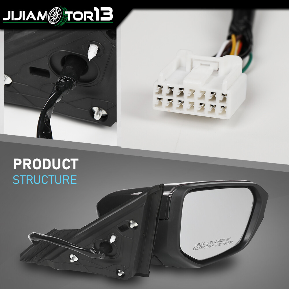 Fit For 16-20 Honda Civic Sedan Passenger Side Mirror Power Heated View Camera