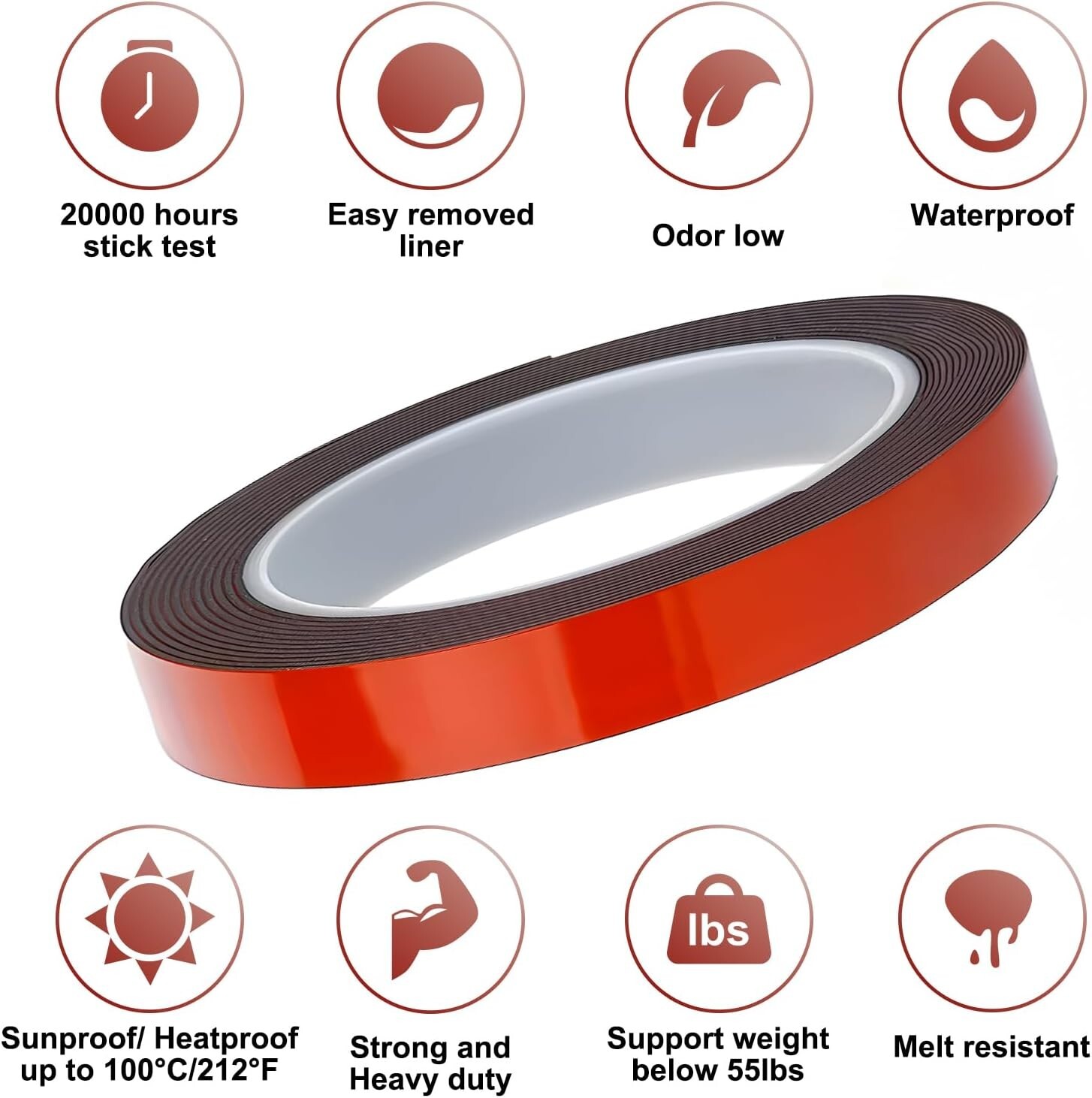 Car Molding Emblem Tape Automotive Double Sided Heavy Duty Extreme Super Strong
