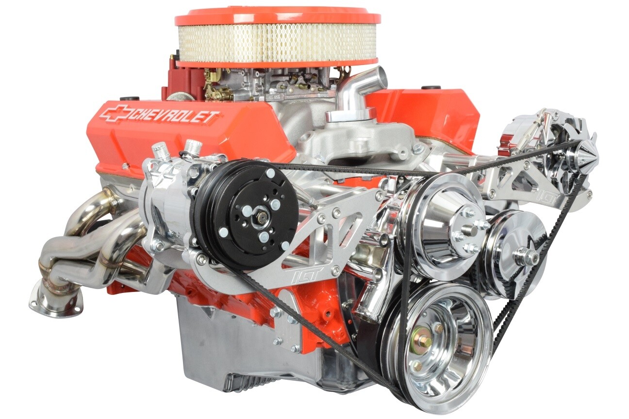 SBC Alternator Power Steering A/C Compressor Bracket Kit for Long Water Pump