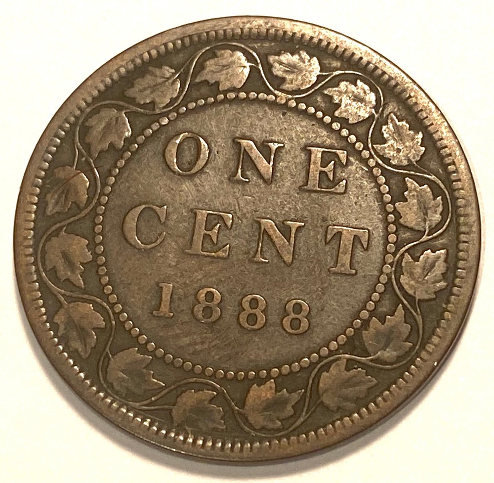 1888 Canada Large Cent Higher Grade #11