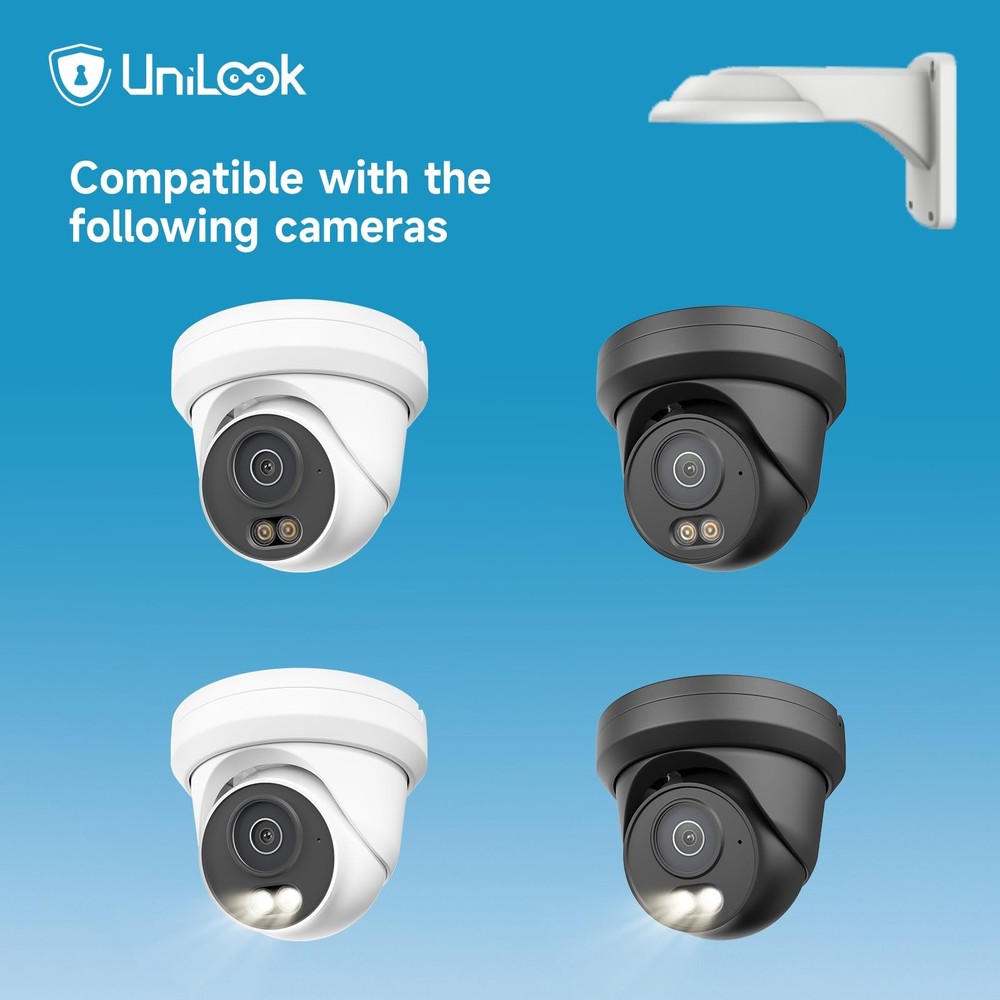 PTZ Camera Mounting Bracket Full Metal Compatible Dome Turret PoE Security