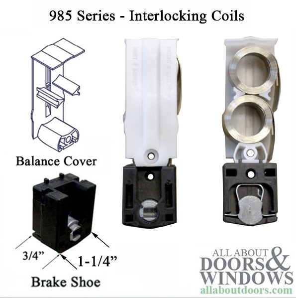 Amesbury Truth Omega 985 Centurion Constant Force 3/4" Interlocking Coil