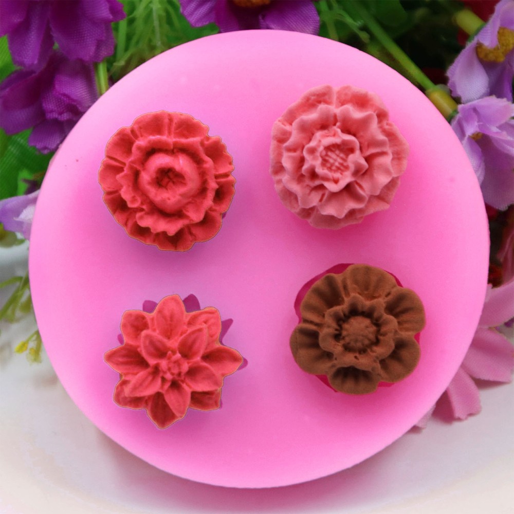 Rose Flower Silicone Mold Cake Decorating