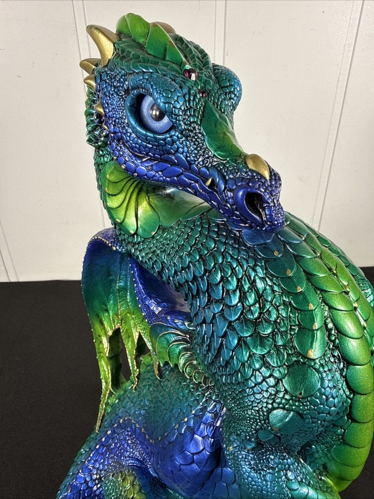 Windstone Editions Emperor Dragon Emerald Peacock