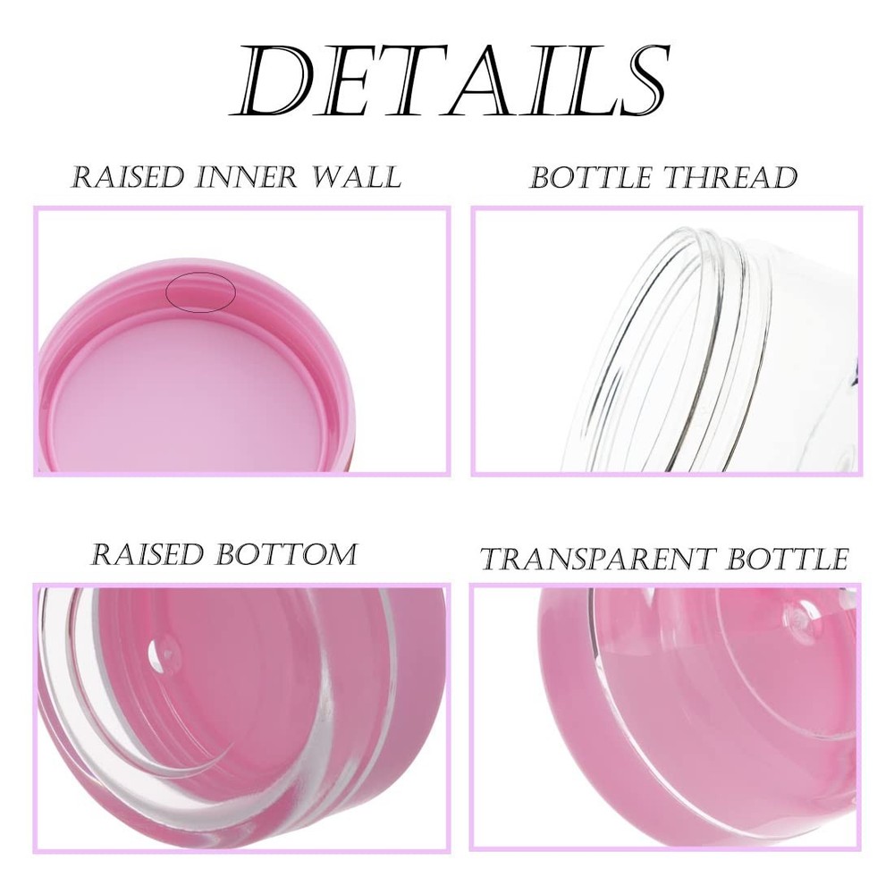 10 Gram Sample Containers 100 Count Cosmetic Containers with Lids Refillable ...