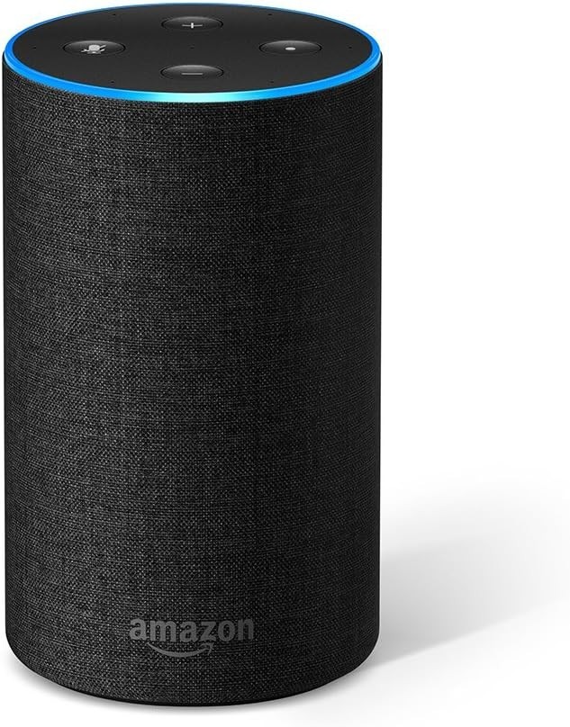 Amazon Echo 2nd Generation Smart Assistant Speaker With Alexa Charcoal Fabric